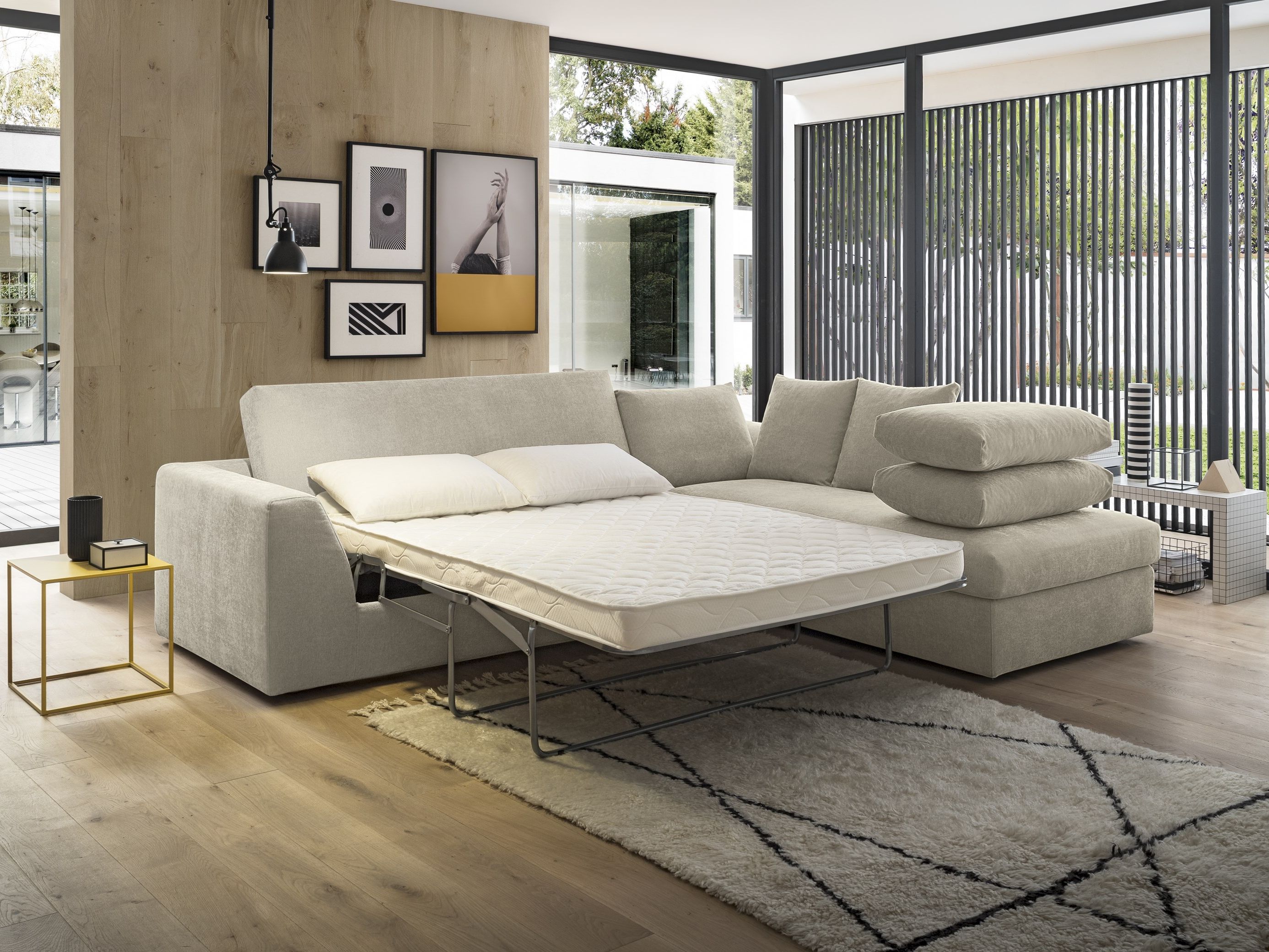 Двуспальный диван-кровать из ткани Felis Day &amp ARCH-00141564 - Вид №6