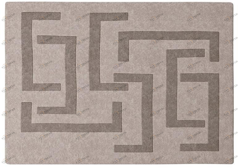 Carpanese Home Прямоугольный коврик с геометрическими мотивами  7940 