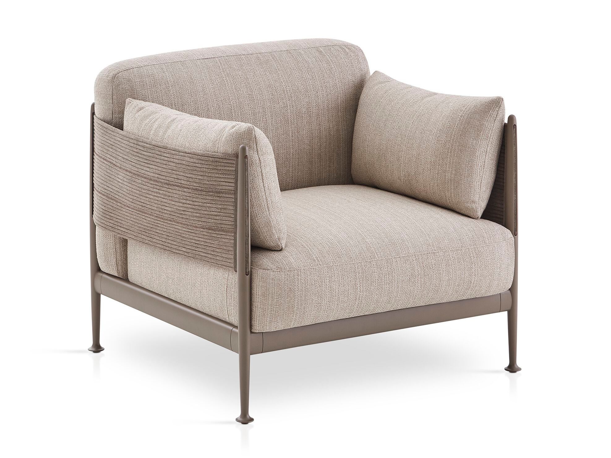 Мягкое тканевое садовое кресло с подлокотниками EXPORMIM Obi ARCH-00027529 - Вид №9