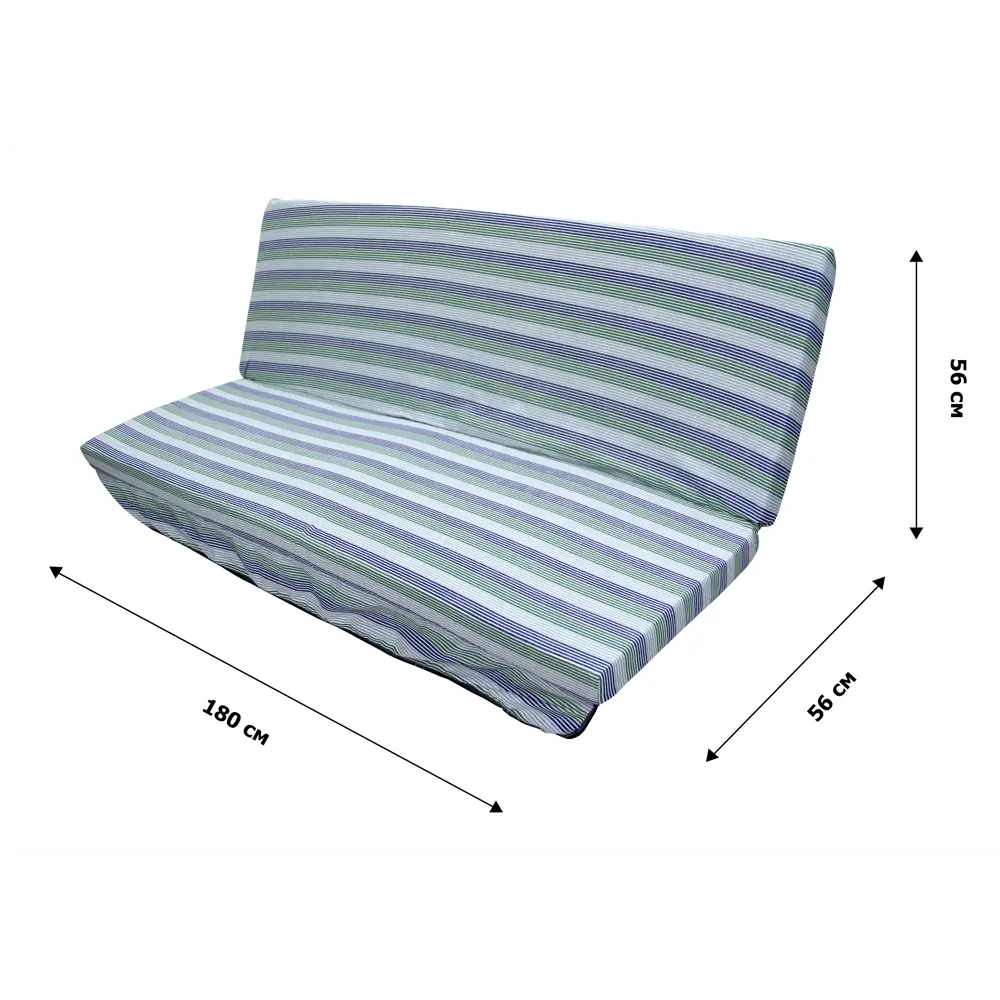 Мягкий элемент для садовых качелей 180x56x80 см цвет серо-зеленый Santreyd Матрас для качелей садовых STLM-2065557 - Вид №2
