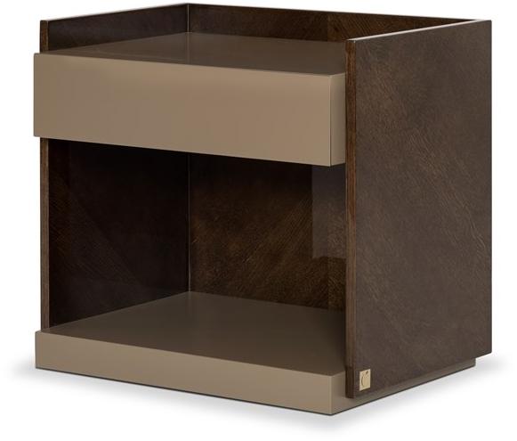 Stylish Club Прикроватная тумба с ящиками из лакированной древесины Milos Scf.ml16 - Вид №1