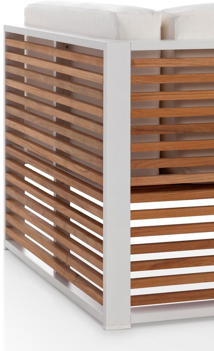 GANDIABLASCO 2-местный садовый диван из тика Dna teak sun-id-1460460 - Вид №5