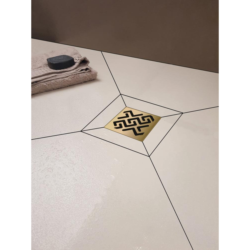 092464 Трап водосток ZENTRUM Antik 100х100  Berges ZENTRUM Antik  - Вид №3