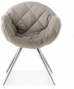 PF Stile Съемный тканевый стул с подлокотниками