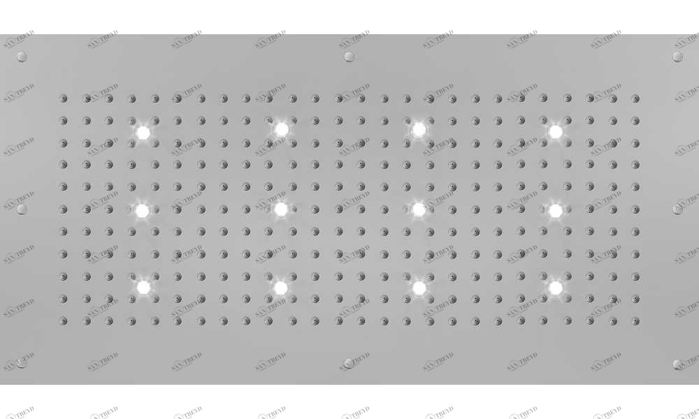 WI0382 Потолочный & настенный душ Dream - XL - LED LIGHTS BOSSINI 