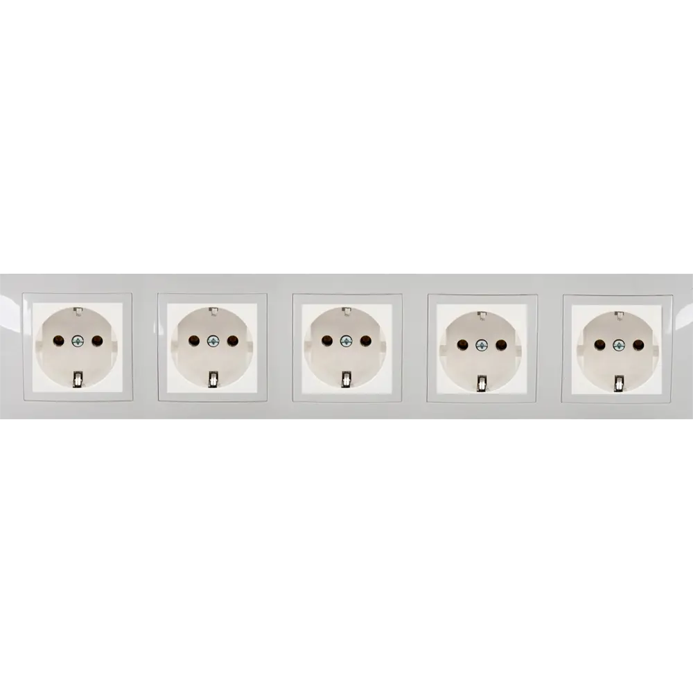 Рамка для розеток и выключателей Systeme Electric Unica 5 постов, цвет бежевый 12515036 STLM-2114624 - Вид №2