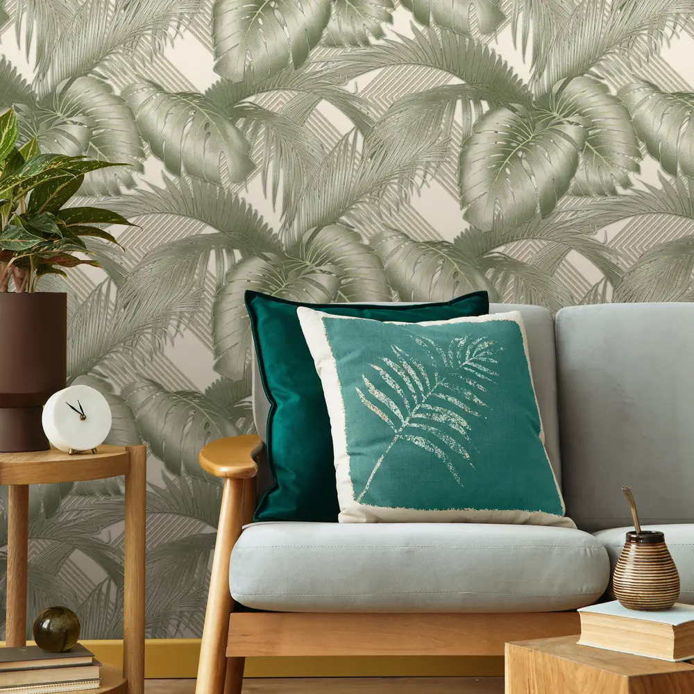 Обои флизелиновые Euro Decor Riviera зеленые 1.06 м ED7157-21 84804576 STLM-2014495 Villa riviera - Вид №2