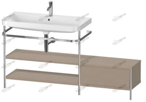 Hp4853 e/n/o/t Напольная раковина стоящая овальная Duravit Happy D.2 Plus