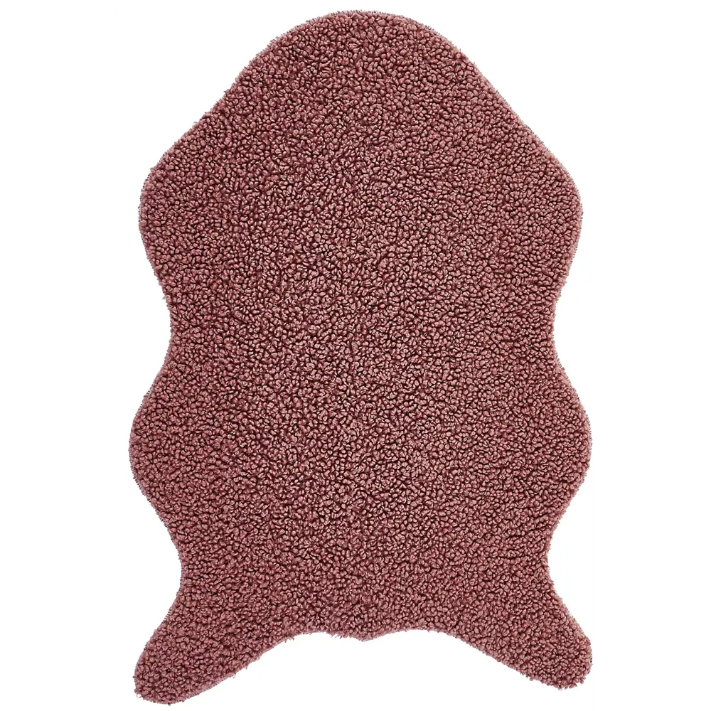 Ковер-шкура Teddy 60x90 см полиэстер цвет красная 89369395 STLM-2023123 Santreyd  - Вид №1