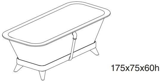 Hidrobox Отдельностоящая прямоугольная ванна Alfa essential deco sun-id-1493714 - Вид №2