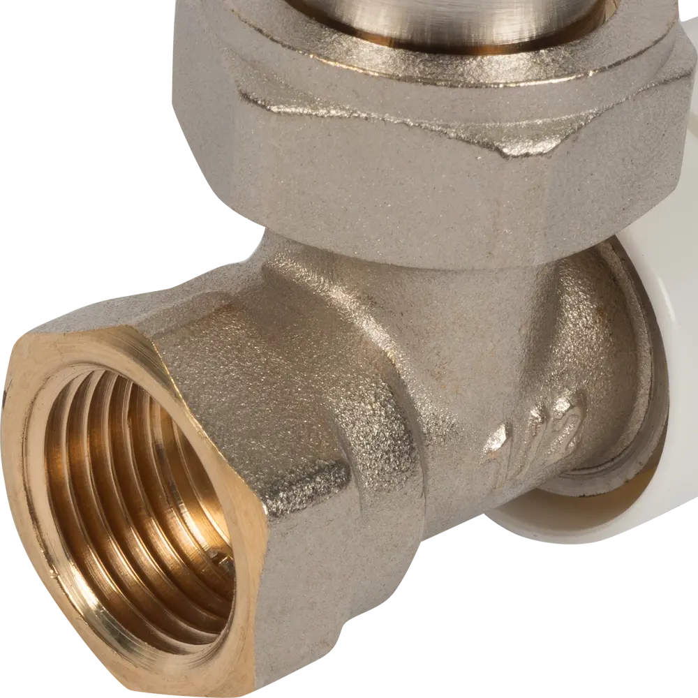 15053551 Вентиль для радиатора угловой Euros 1/2" латунь STLM-0005260  - Вид №2