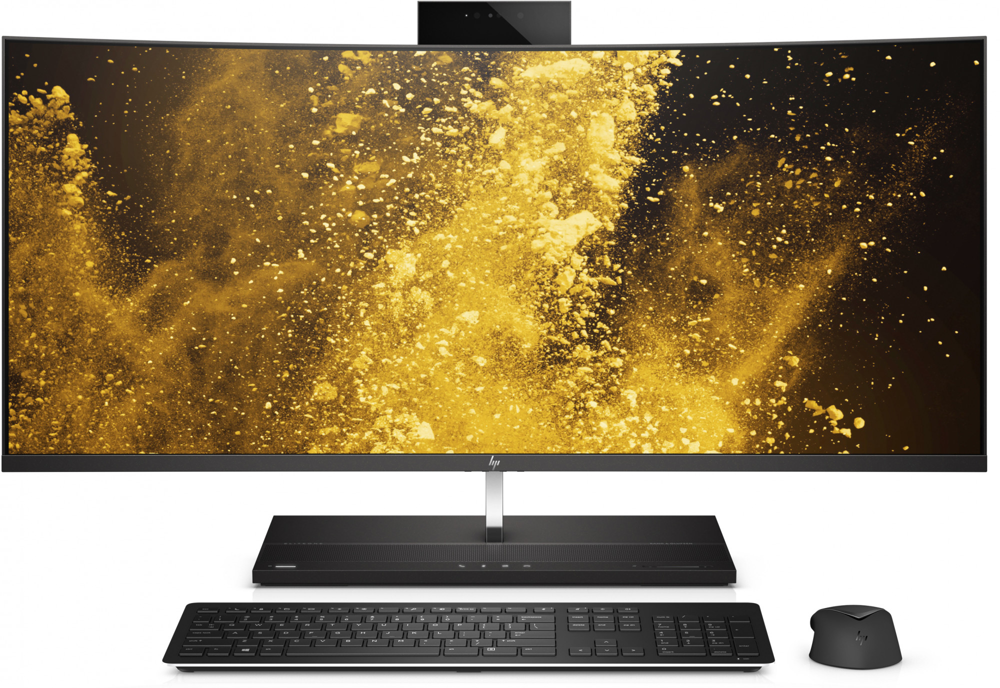 4PD90EA#ACB eliteone 1000 g2 aio nt 34" 34"(3440x1440 ips (матовый))/intel core i7 8700(3.2ghz)/16384mb/1000pcissdgb/bt/wifi/war 3y/w10pro + wireless slim kbd & mouse HP Santreyd 