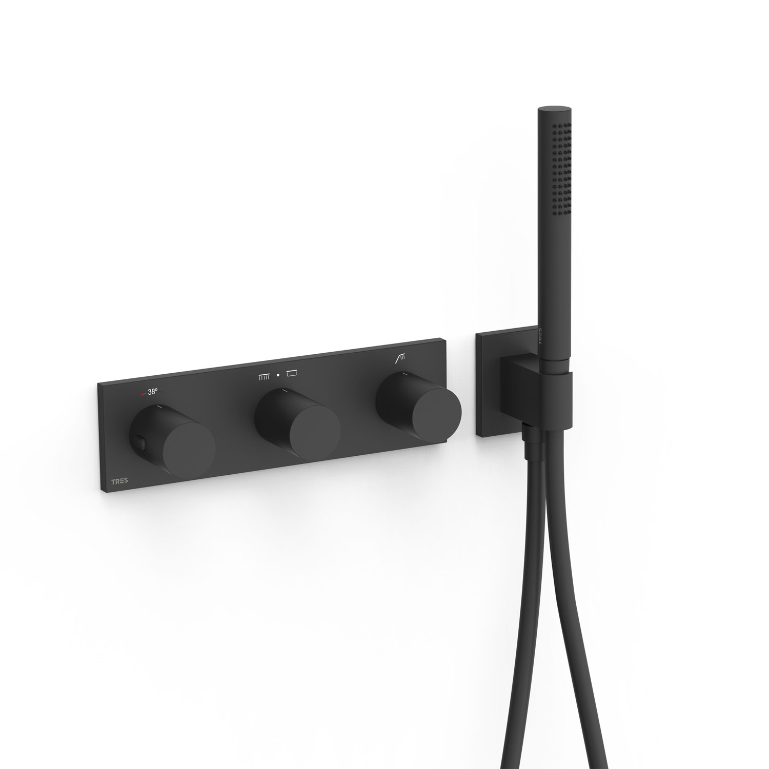 B-SYSTEM 3-ходовой встраиваемый термостатический смеситель B-system-30735301 нм TRES Thermostatic 30735301NM