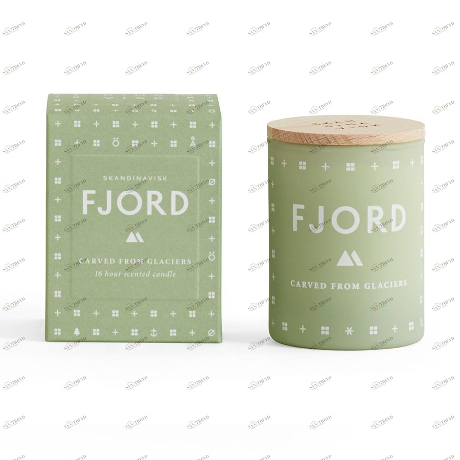 Свеча ароматическая FJORD с крышкой, 55 г S K A N D I N A V I S K SK1305