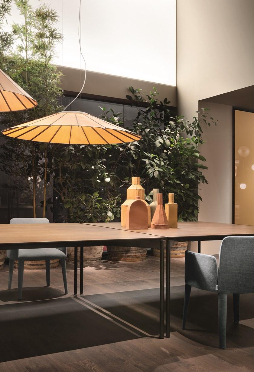 Lema Прямоугольный стол из алюминия и дерева sun-id-1506169 - Вид №4