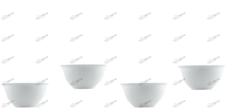 Driade Набор фарфоровых чаш The white snow Dw015l8012002