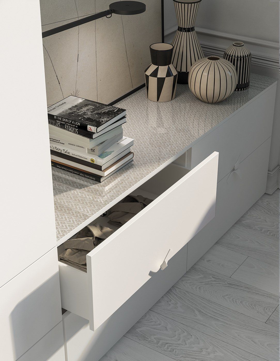 Шкаф с гладкой створкой TUMIDEI Armadio ARCH-00130805 - Вид №9