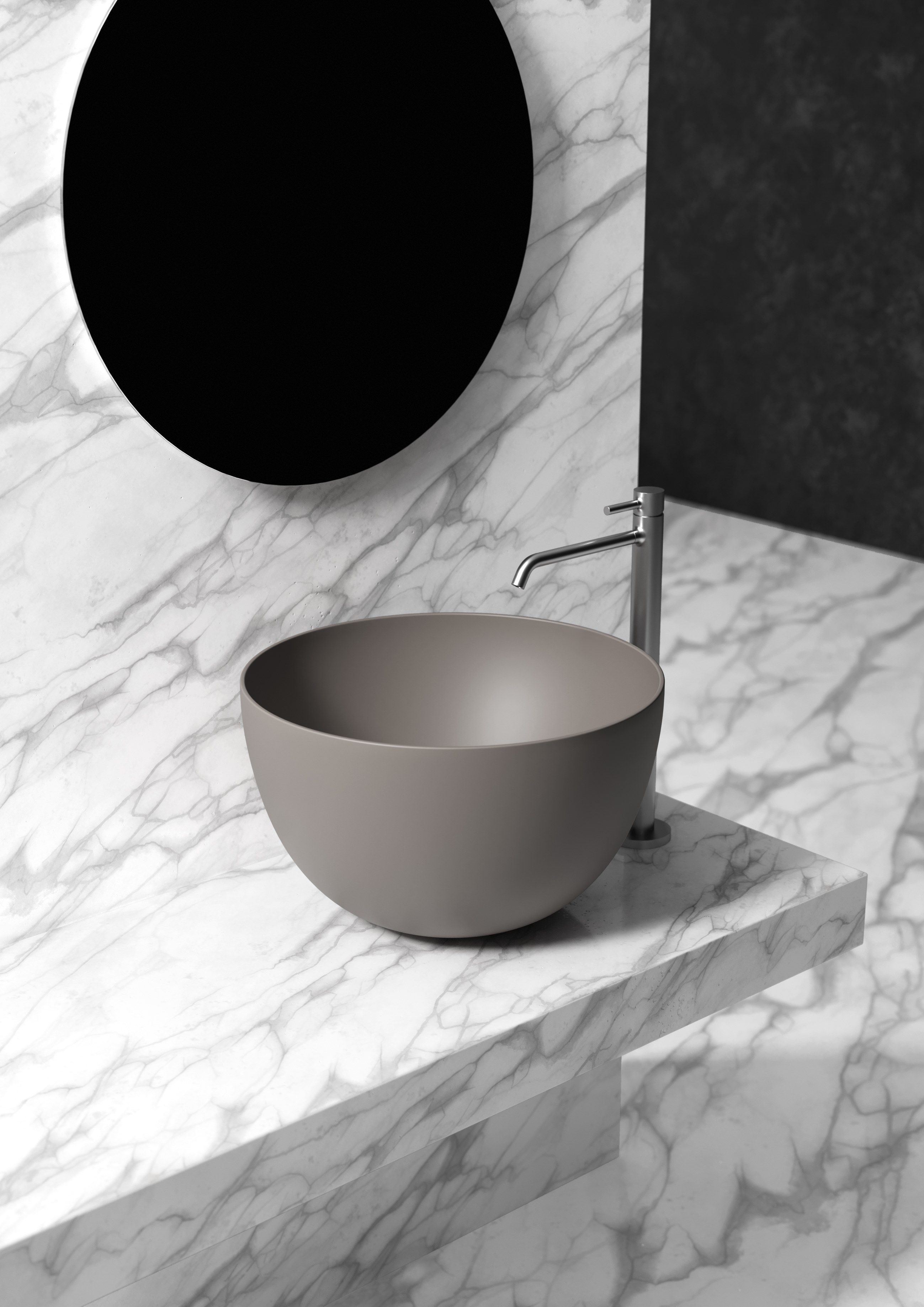 Керамическая круглая столешница Alice Ceramica уникальная ARCH-00034230 - Вид №7