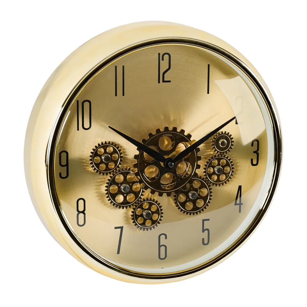 Настенные часы Dream River золотые круглые с бесшумным механизмом 89395798 STLM-1570761 - Вид №2