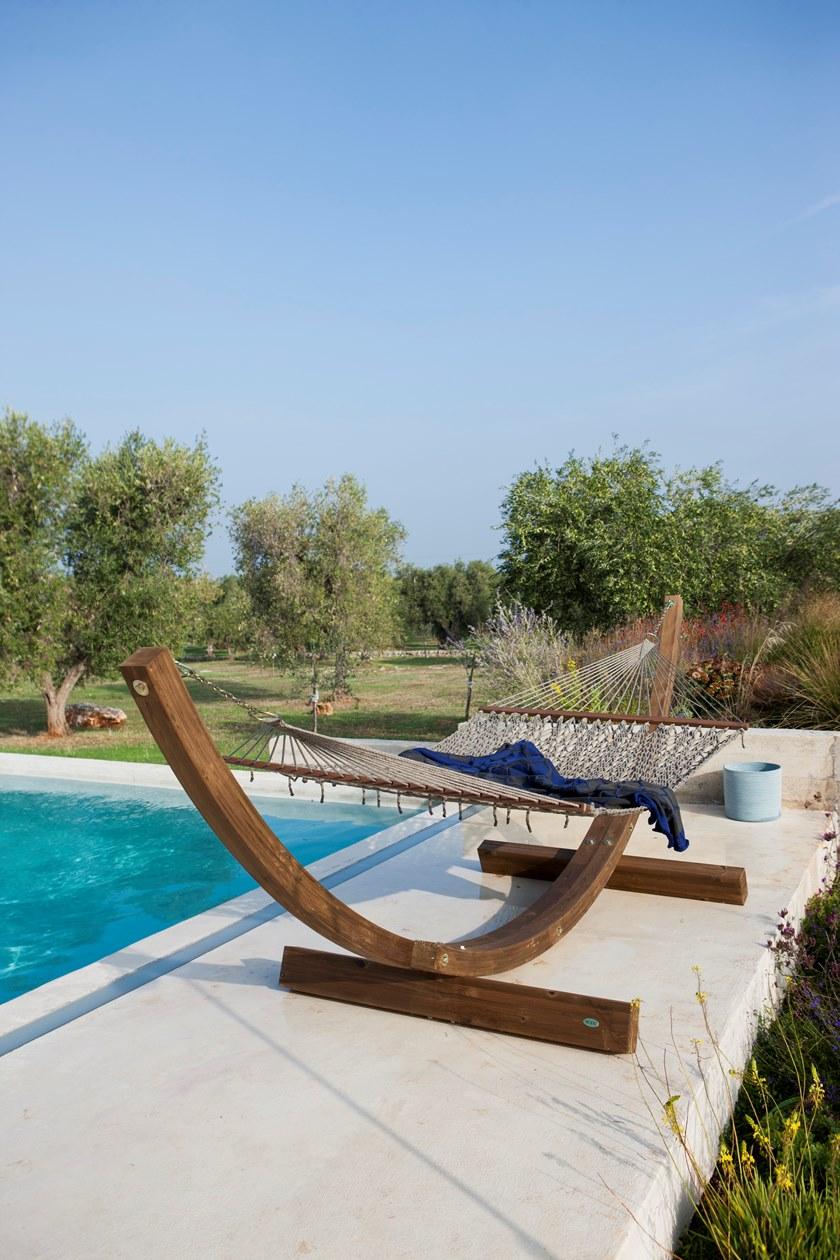 Unopiù Гамак из ламинированного дерева и хлопковой сетки  Amaca  - Вид №7