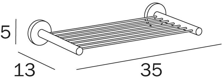 INDA® Настенная мыльница из металла Gealuna A1051a - Вид №2
