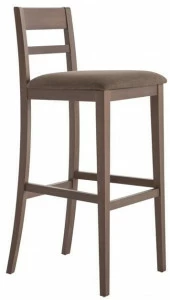 Palma Высокий табурет из бука со спинкой Corinne 490ei.i2