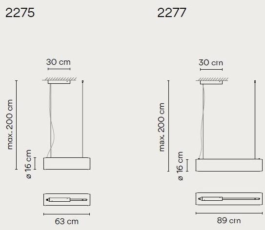 Vibia Светодиодная подвесная лампа из боросиликатного стекла Guise 2275/2277 - Вид №5