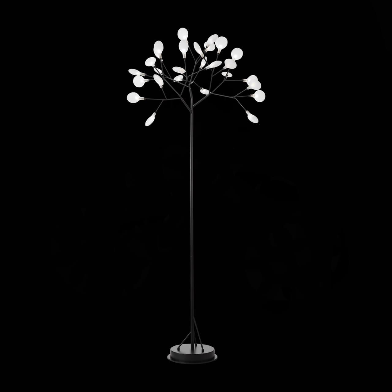 Торшер светодиодный 180х80 см черный с белым Riccardo SL411.425.27 ST LUCE ФЛОРИСТИКА 00-3889411 Белый;черный  - Вид №3