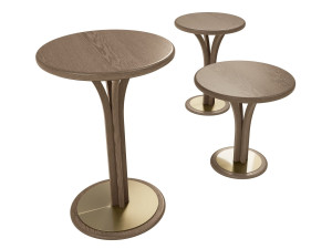 Высокий круглый журнальный столик