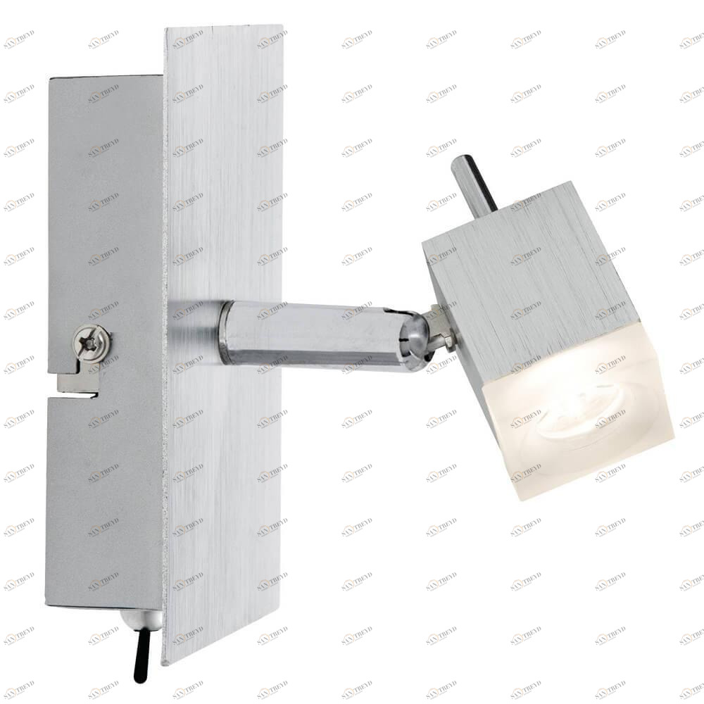 Спот настенный серый светодиодный Paulmann QuadLed 60118 PAULMANN QUADLED 00-3891836 Серый 