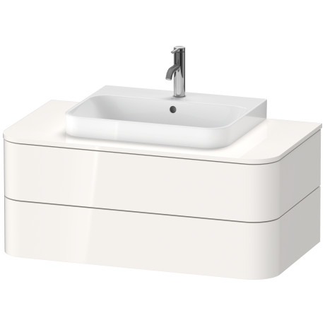 HP496107575 Подвесная раковина настенная овальная Duravit Happy D.2 Plus белая - Вид №1
