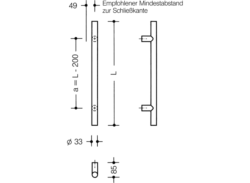 33.2070 Справиться HEWI Beschläge für Außentüren  - Вид №3