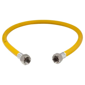 Гибкий газовый шланг армированный 1/2" гайка-гайка 80 см 14377474 STLM-2053684