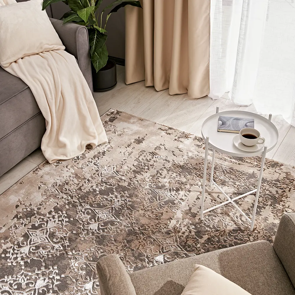 Ковер полиэстер Granada Merinos O0793 160x230 см цвет коричневый 85883125 STLM-2029271 Santreyd  - Вид №5
