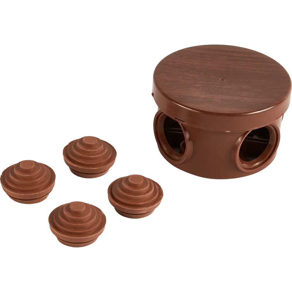 Распределительная коробка TDM открытого типа 65x40 мм венге 88582211 STLM-1104221 - Вид №1