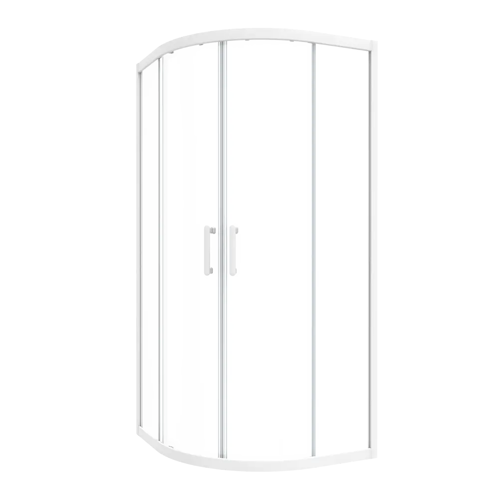 Комплект стекол для душевой ширмы Sensea Easy 1/4 круга 100x100 см прозрачное, цвет профиля на выбор 88103638 STLM-2072850 - Вид №5