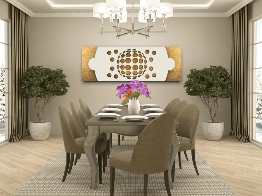 Алюминиевый полотенцесушитель Termo Design двойная пластина-сусальное золото ARCH-00114036