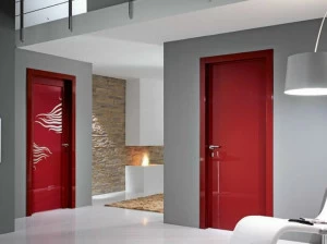 GIDEA Распашная дверь из декорированного стекла Moderno