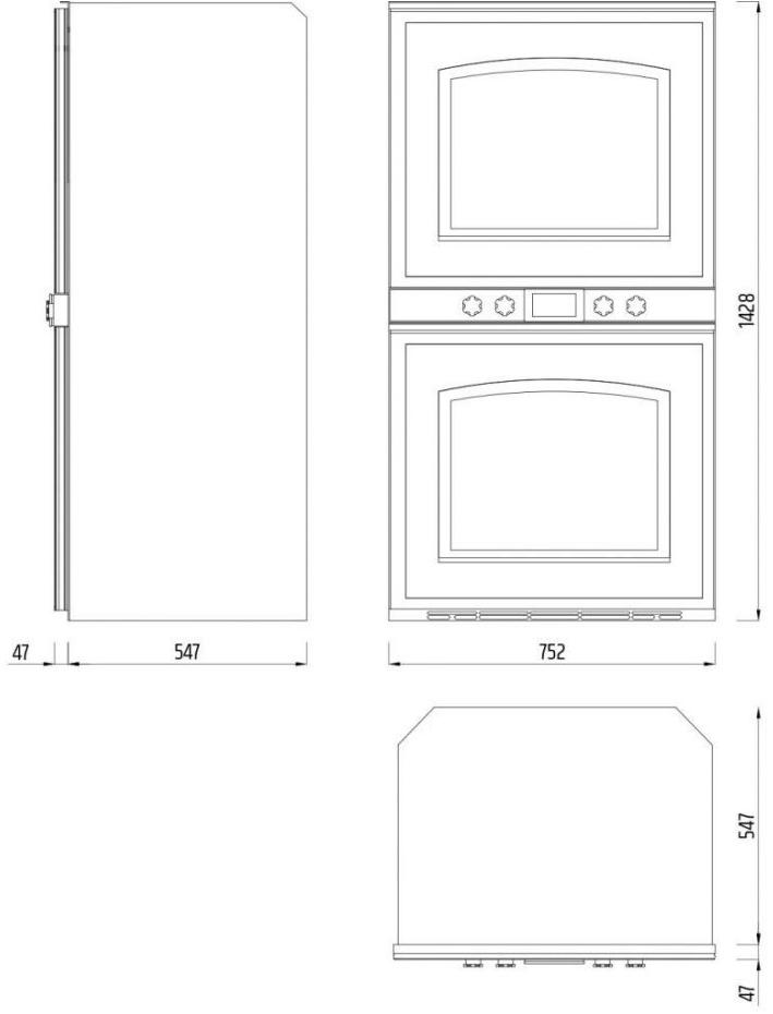 Officine Gullo Двойной многофункциональный духовой шкаф с электронным управлением sun-id-1449957 - Вид №1