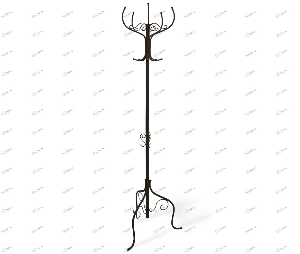 Вешалка напольная офисная Грация Sharm на ножках чёрная SHEFFILTON ДИЗАЙНЕРСКИЕ 015522 Чёрный 