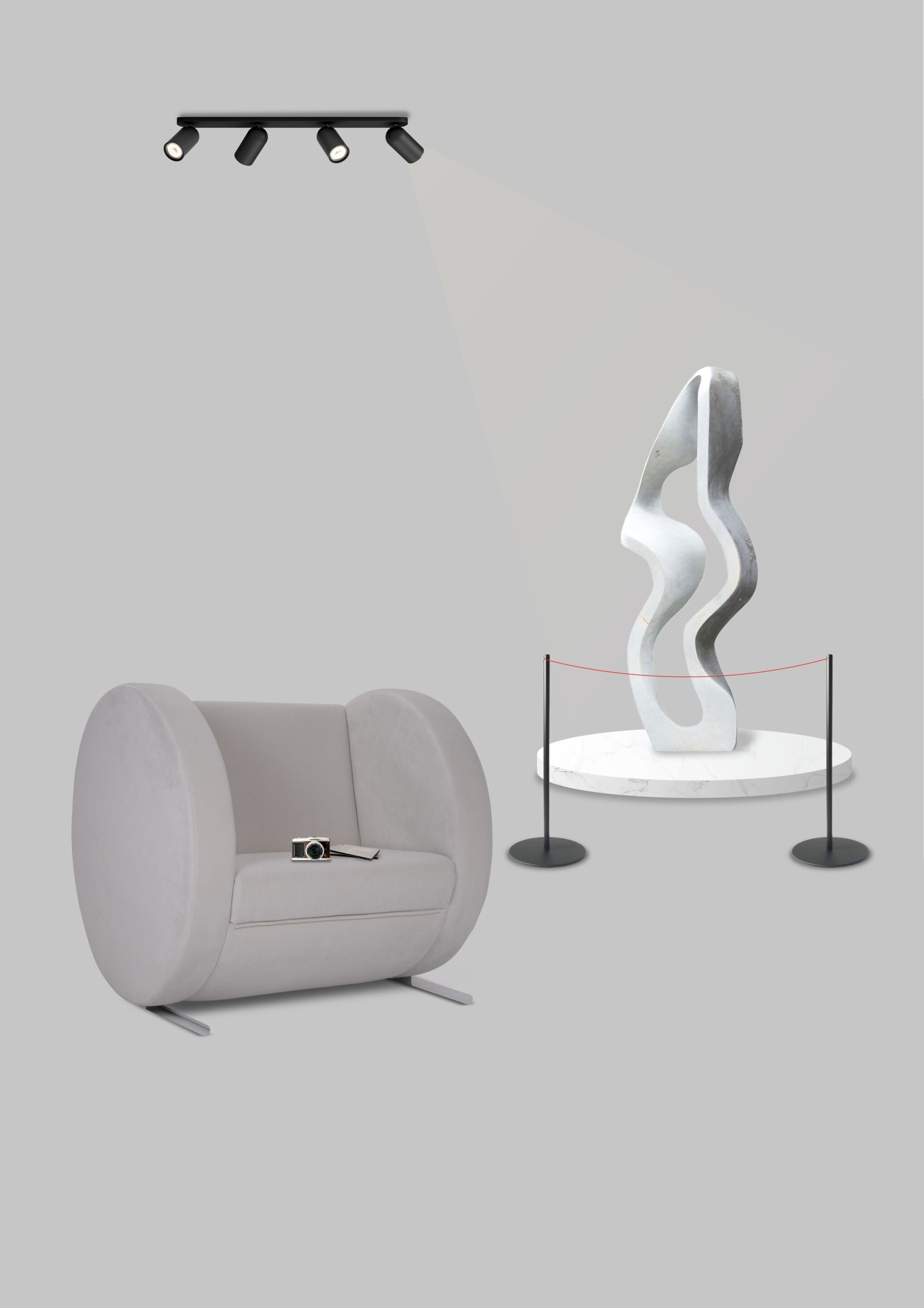 Тканевое кресло с подлокотниками Adrenalina ARCH-00036384 - Вид №2