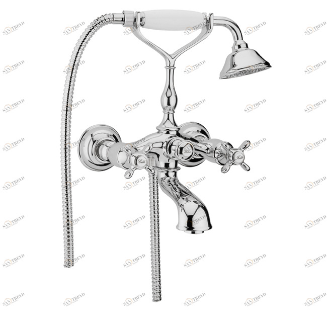 Смеситель для ванны Белый 8524 GALASSIA Ethos