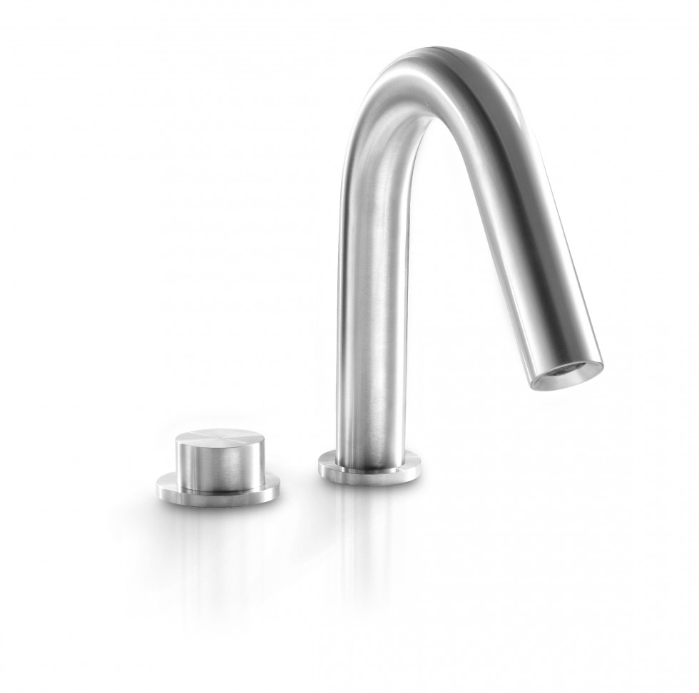 PUR 228 Смеситель С Бочкой Для Ванны Linki PURO Сатиновая Сталь PUR 228 S 117