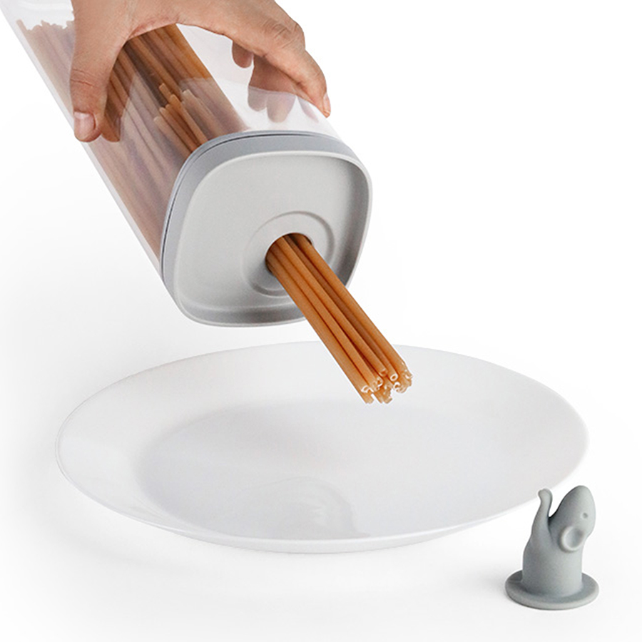 QL10347-CL-GY Контейнер для пищевых продуктов lucky mouse 2 л Qualy  - Вид №1