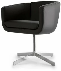 B&B Italia Project Стул с обивкой из ткани с 4 спицами Tulip sixty