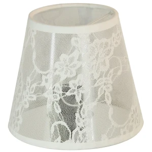 Абажур Lace white, клипса