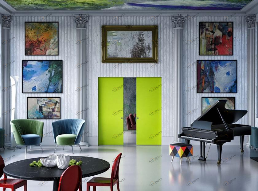 Ermetika Рама стойки для раздвижных дверей заподлицо со стеной sun-id-1399872