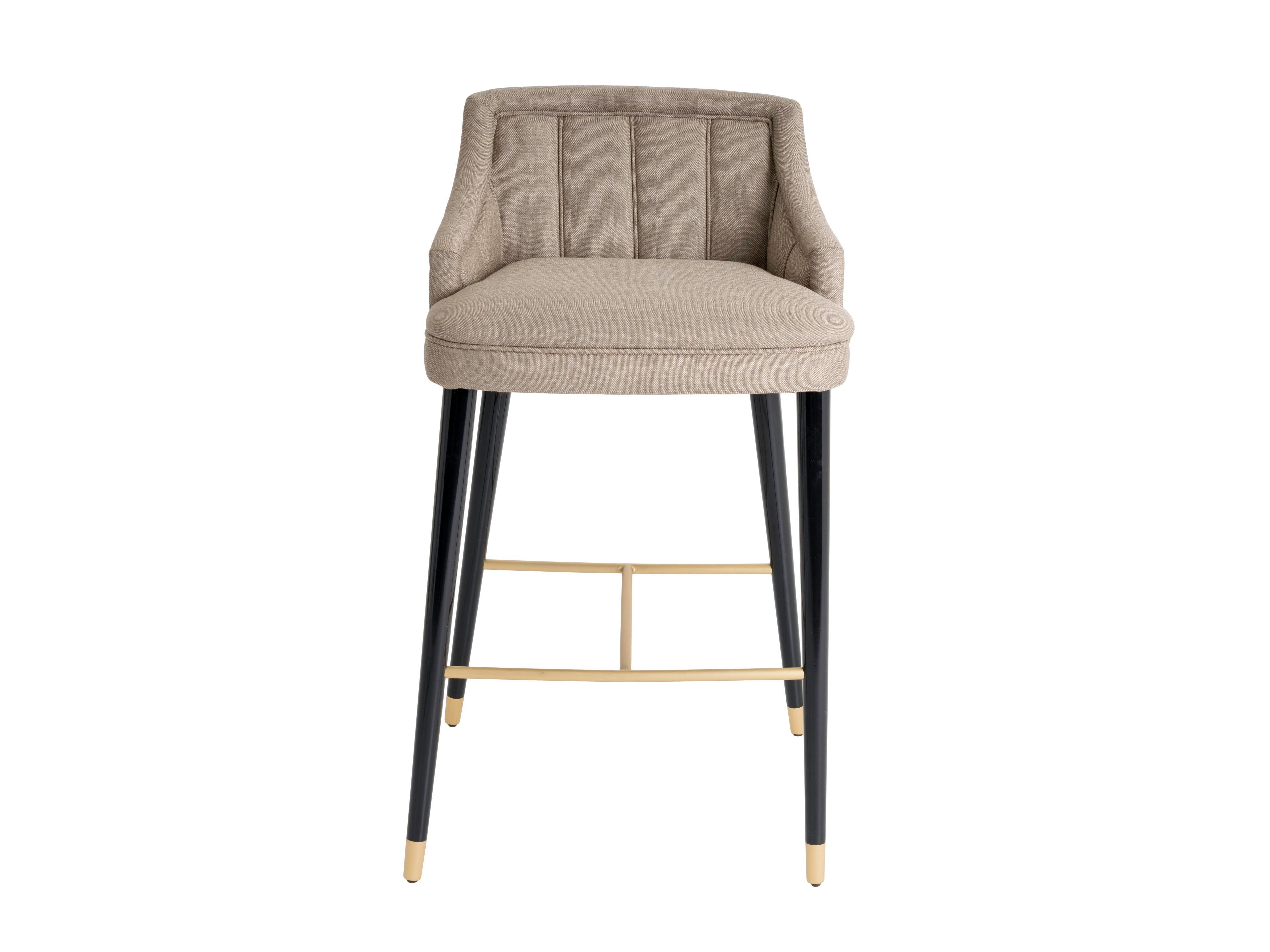 Тканевый барный стул с подставкой для ног Casa Magna CORDOBA ARCH-00007328 - Вид №1