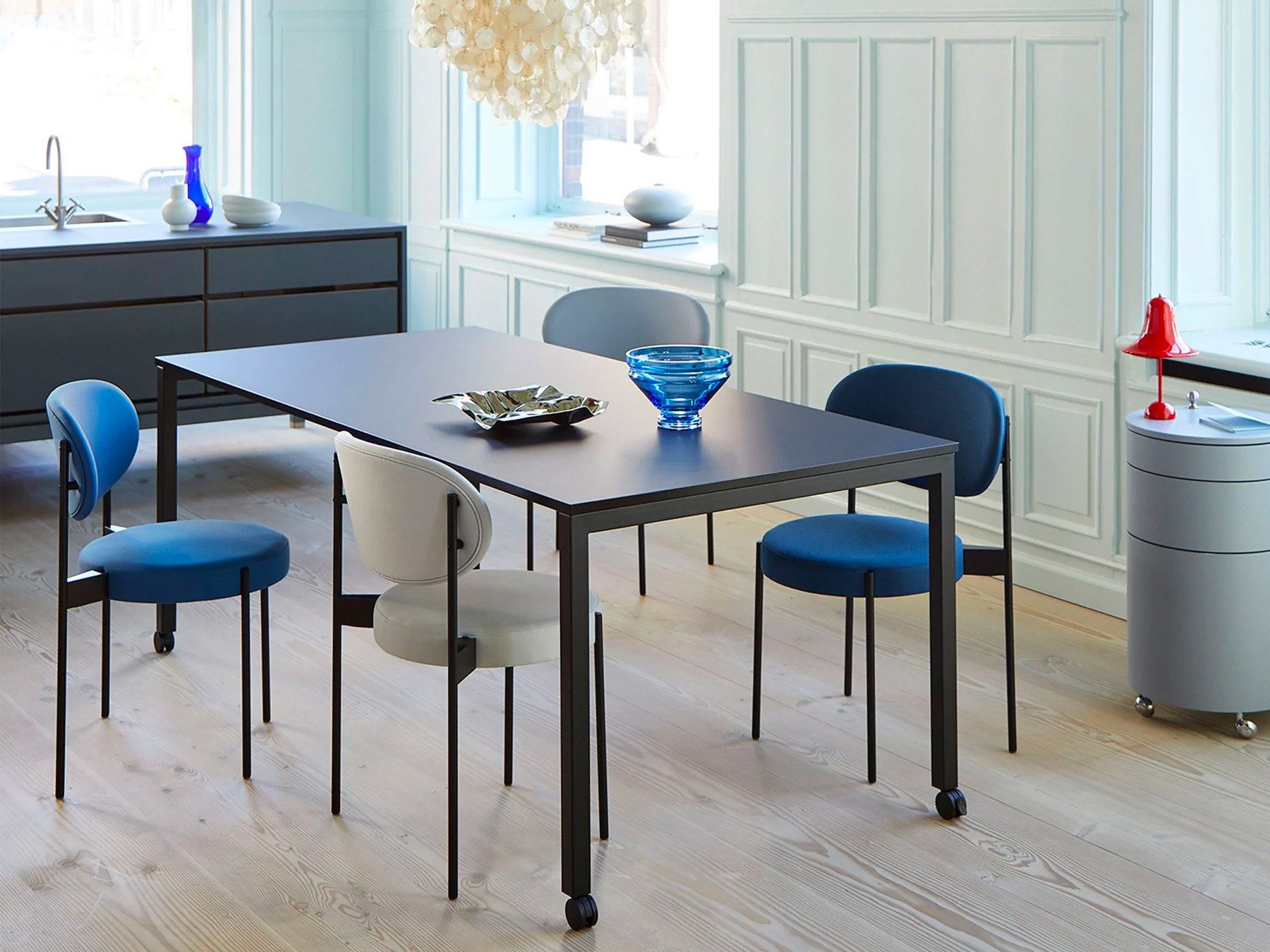 Прямоугольный выдвижной стол с колесами VERPAN Panton ARCH-00092622 - Вид №1