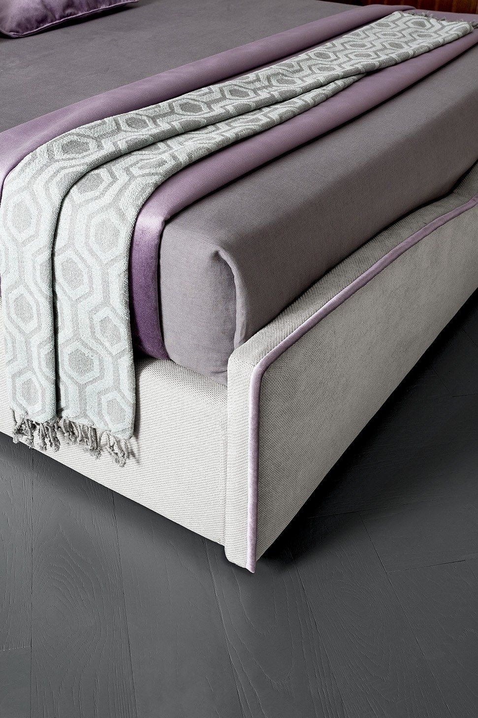 Двуспальная кровать для хранения ткани с мягким изголовьем Felis Bedstories ARCH-00026283 - Вид №3